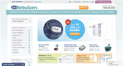 Desktop Screenshot of justnebulizers.com